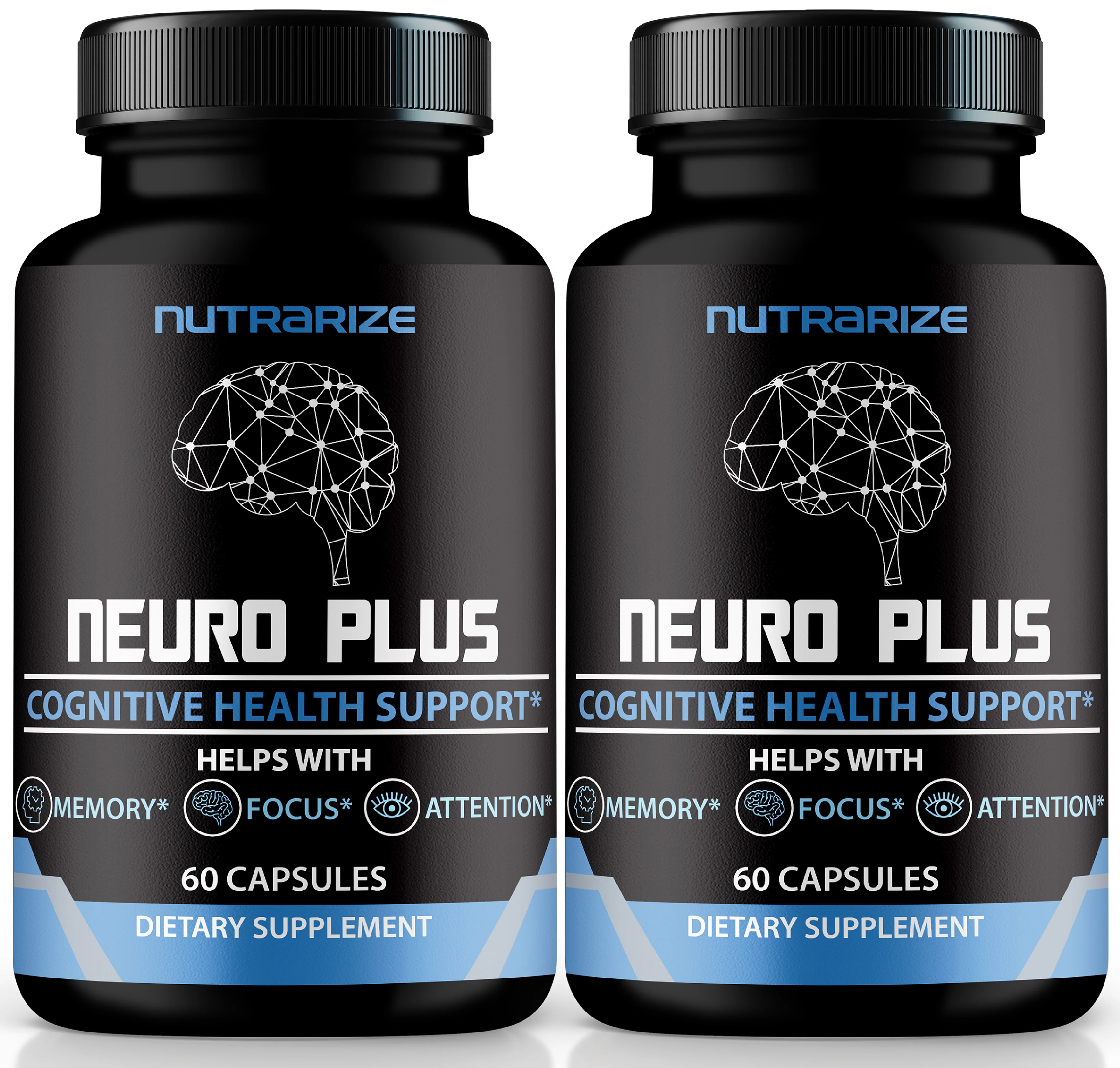 Neuro Plus 2 Bottles Foundational Cognitive Wellness Formula