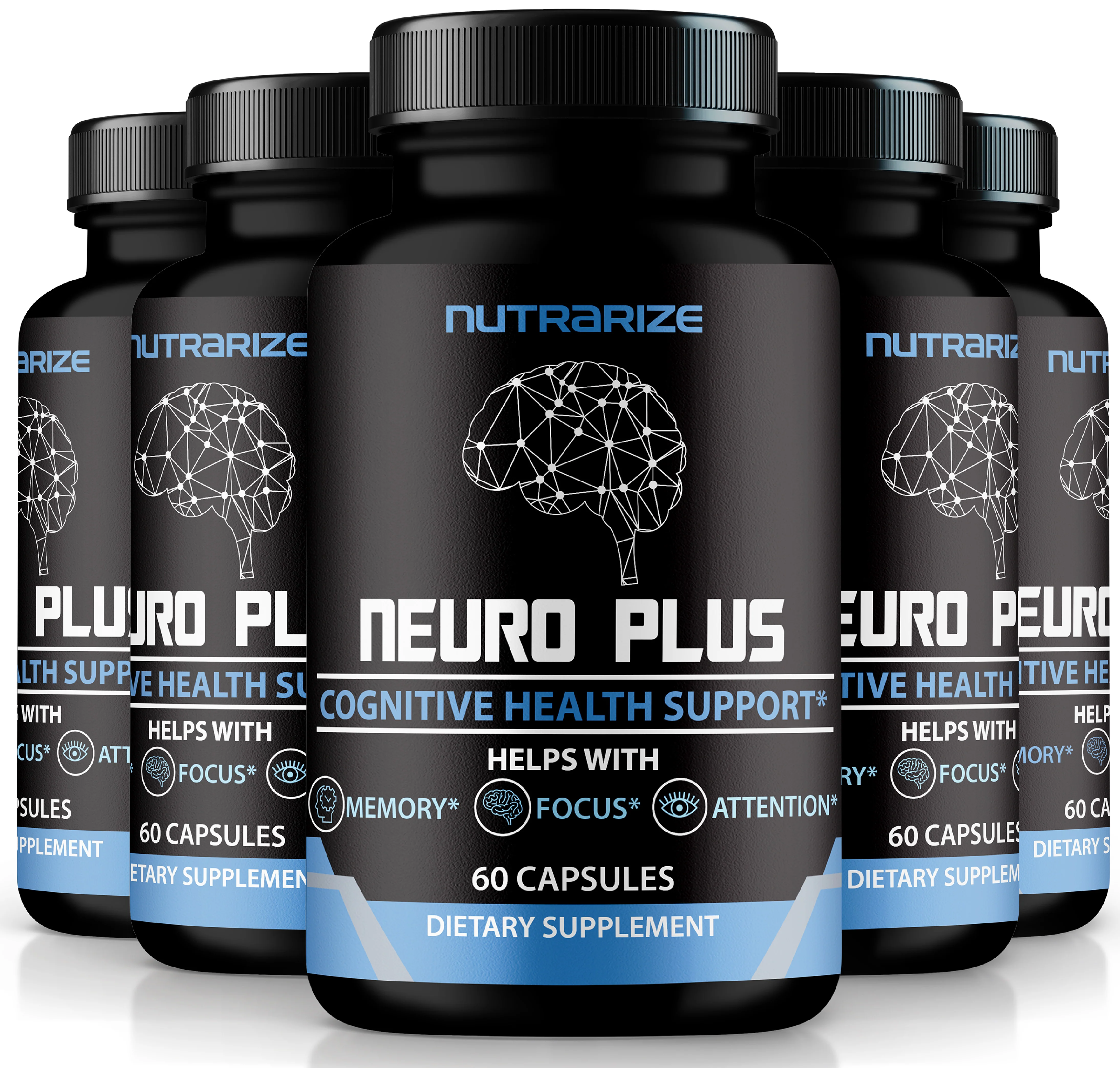 Neuro Plus 6 Bottles Complete Cognitive Wellness Bundle